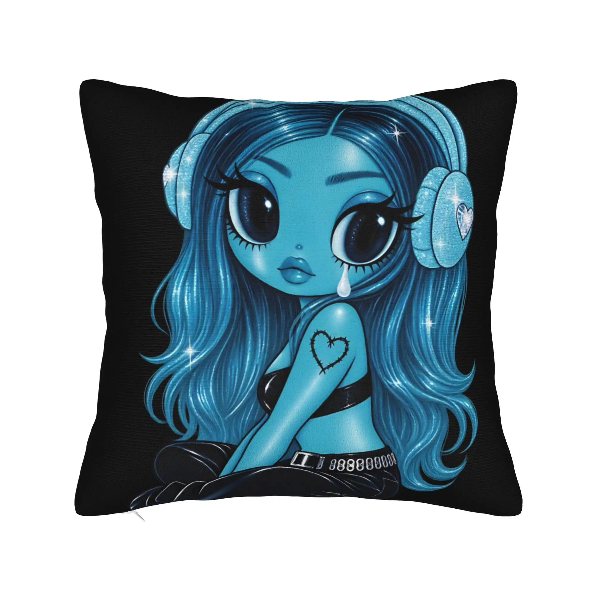 Karol G I Don't Regret Feeling So Much  Pillow Case  Comfy Pillow Cover For Sofa Home Decoration Vintage Cushion Cover