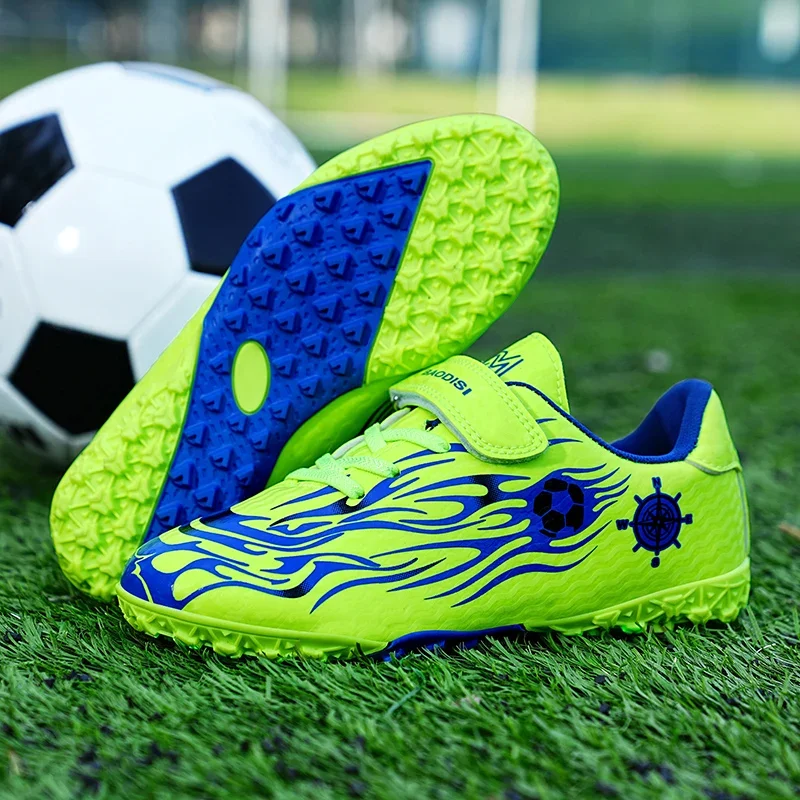 Kids Football Boots Low-top Soccer Shoes Anti-slip Ultralight Children's High Quality Outdoor Grass Training Soccer Sneaker 2024