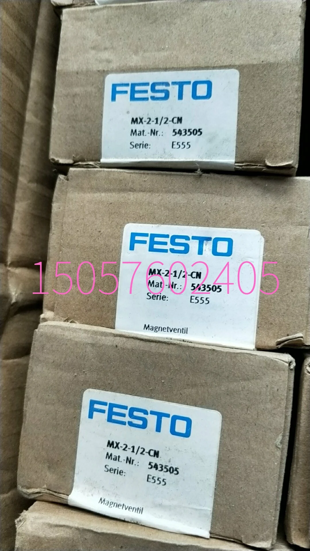 

Новый оригинальный FESTO Festo MX-2-1/2-CN мембранный клапан 543505 Spot.