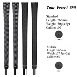 Agarre de goma de terciopelo 360 para Golf Tour, suministros para palos de golf, agarres para palos