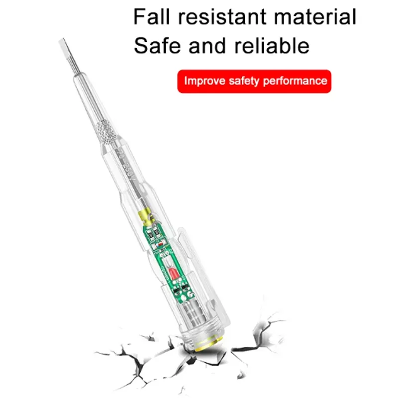 Cor Double Light Sensor Electronic Test Pen, Beep Alarm, Broken Zero, Fire Wire Detection, High Bright, eletricista, 2Pcs