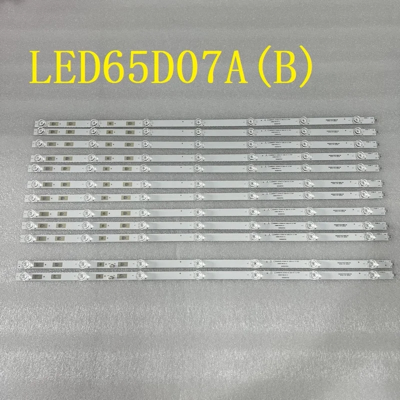 Kit LED backlight strip For Haier LE65U6500U LED65D07A LED65D07B-ZC29AG-01 TV LT-65MAW595AP WR65UX4019 LT-65MCS780 LT-65MAW595