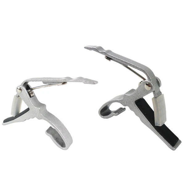 

Acoustic Electric Guitar Capo Silver Aluminum Alloy Durable Clamp Easy One Hand Operation Guitar Capo