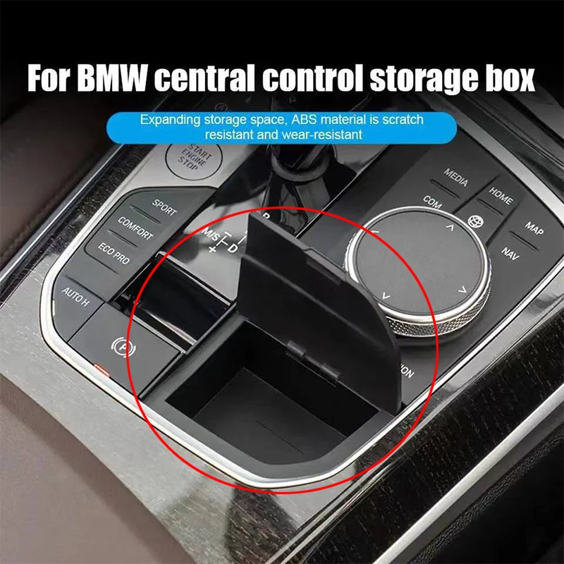 For BMW 2 3 4 Series X3 X4 X5 X6 X7 F40 G20 G26 G01 G02 G05 G06 G07 I4 Storage Box Modification Car Console Gear Shift Lever