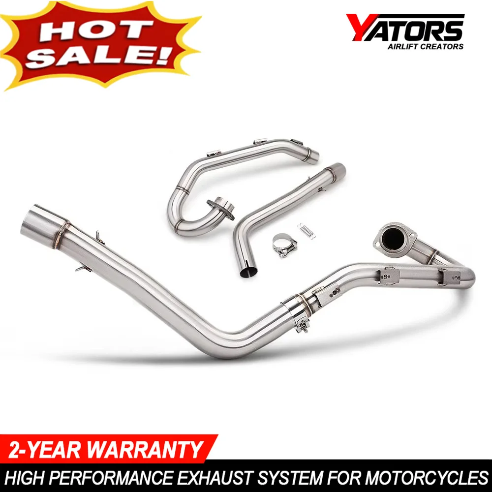 Motorcycle exhaust header system for Raptor 700R, FL, SFB, SFL 2015-2026 Raptor 700r ATV Motorbike exhaust header Pipes