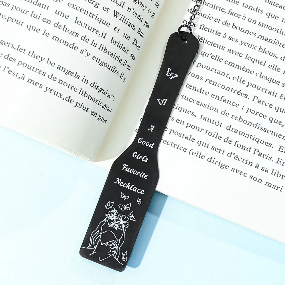 

1pcs Black Wine Bottle Bookmarks Stainless Steel Bookmarks, Christmas Gifts for Friends, Family, Reading Gifts for Bookworms