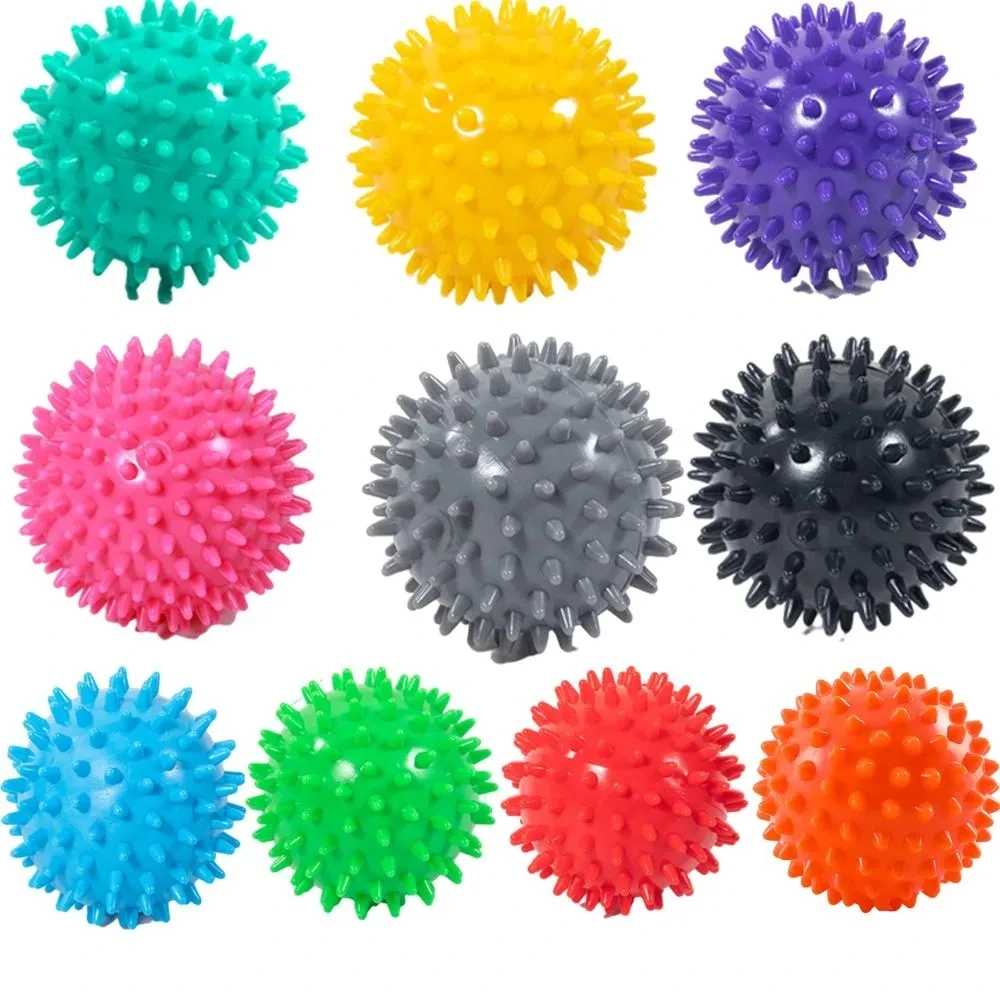 Colorful PVC Spiky Massage Ball for Body Deep Tissue Back Massage Foot Massager Pain Stress Relief Muscle Soreness Relief