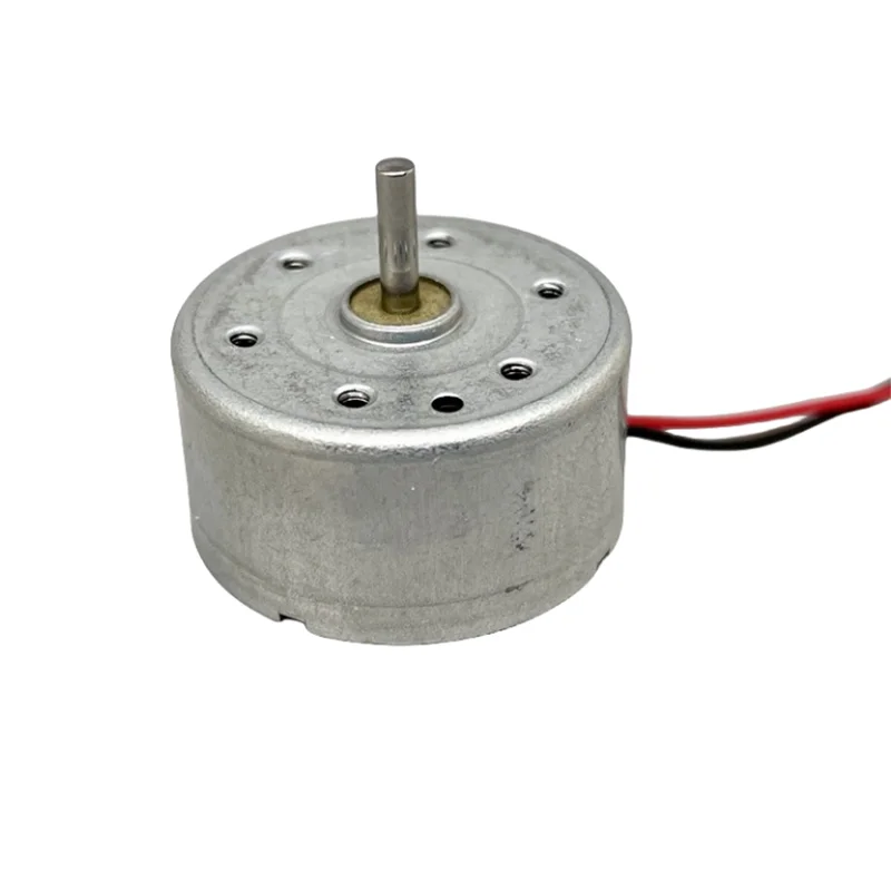 RF-300C-12180 RC-300 DC 3V 3.7V 8400RPM Mini Mute 24mm Round Electric Solar Power Motor 2mm Shaft DIY Toy Fan Hobby Model