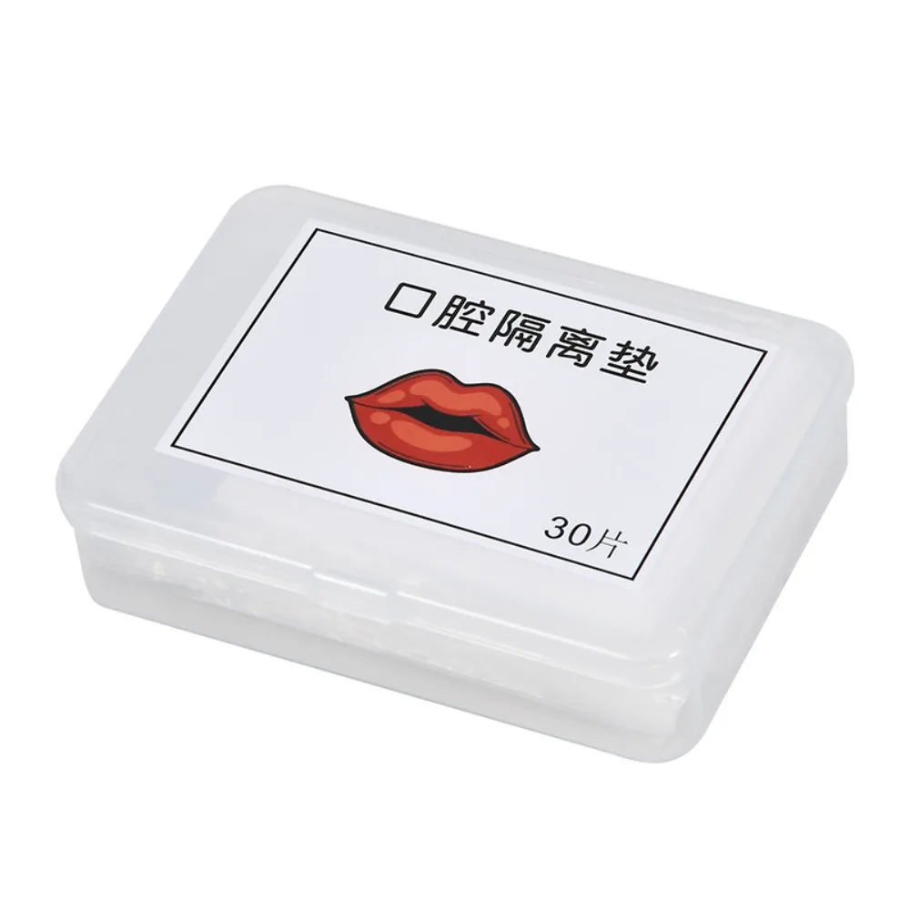 30pcs/box Convenient Prevent Tooth Staining Oral Isolation Pad Disposable Clean Lip Protective Pad Cotton Lips Cotton Pad