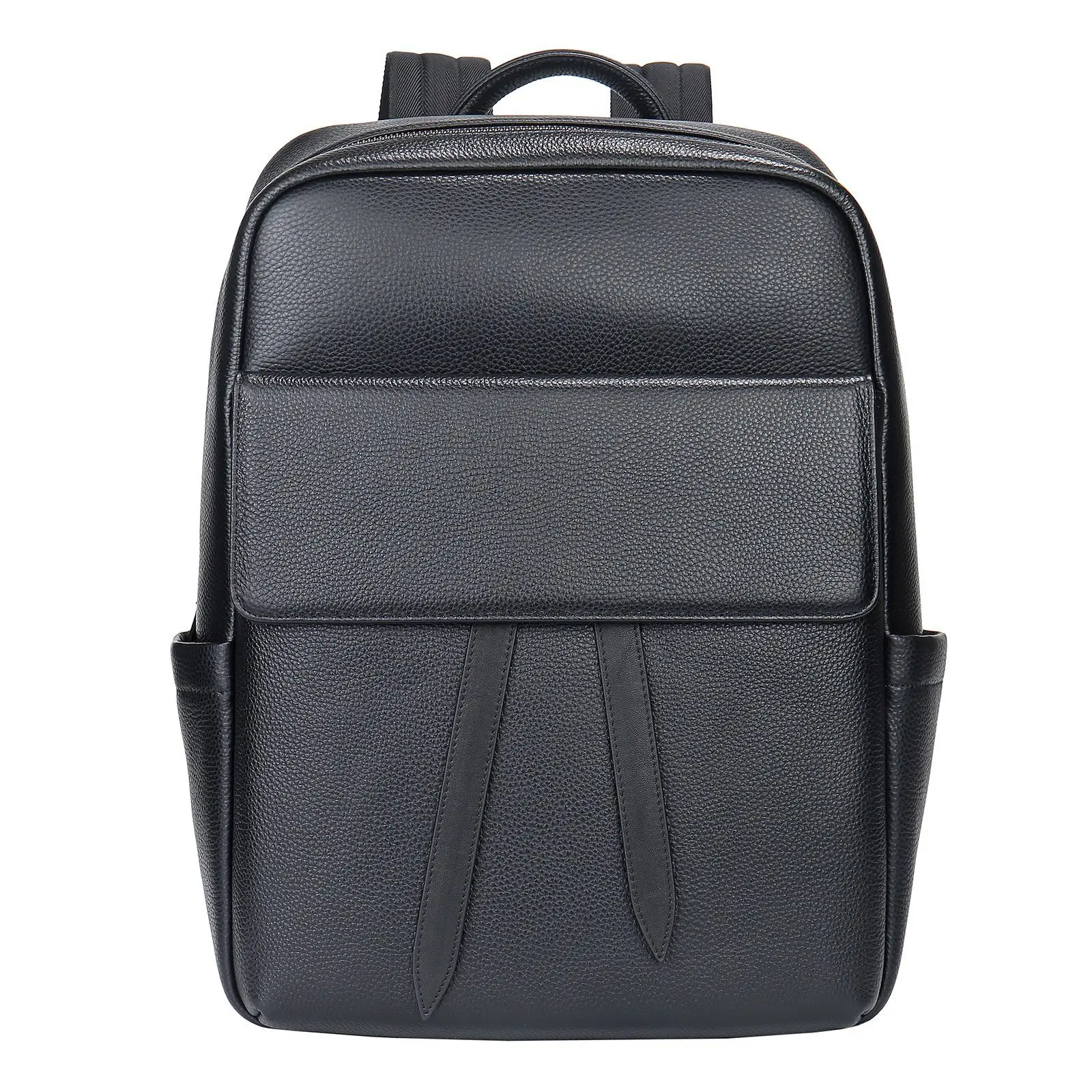 2024 New brand Natural Cowskin Genuine Leather Men's Backpack Fashion Large Capacity Shoolbag Boy Laptop Backpack computer Bag