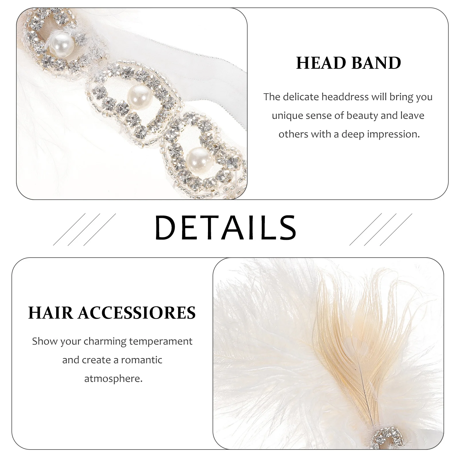 

1 Piece Rhinestone Head Band Elegant Stretchable Headdress for Wedding Bridal Party Valentine's Day Prom Hair Accessories Decor