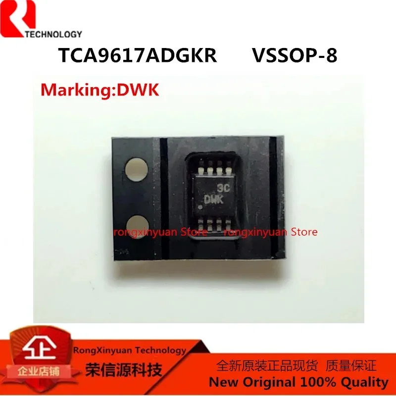 10Pcs TCA9617ADGKR  Marking: DWK VSSOP8 TCA9617A TCA9617 LEVEL-TRANSLATING FM+ I2C BUS REPEATER 100% quality 100% new original