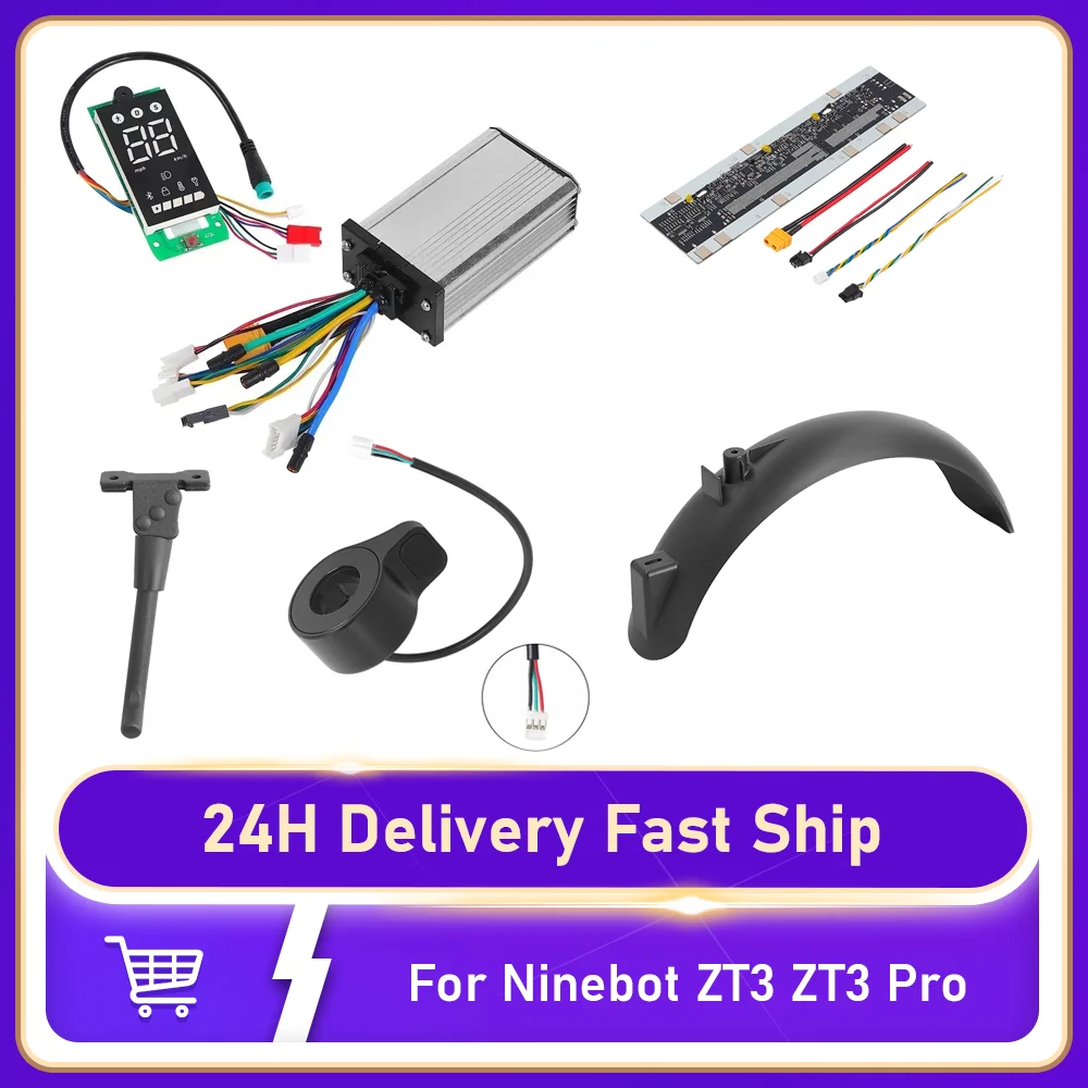 For Xiaomi 4 Lite 2nd Gen E-Scooter Controller Dashboard Brake Lever Throttle Fender Turn Signal Light BMS Headlight Kickstand