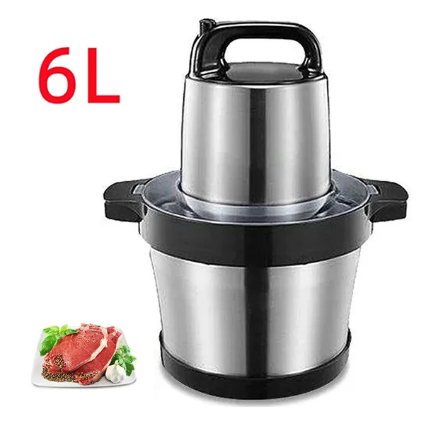 

6l 10l 12l Electric Stainless Steel Yam Pounder Pounding Machine Food Processor Chopper Meat Grinder