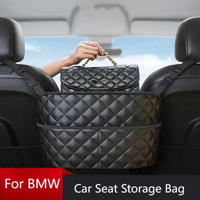 

Car Seat Storage Large Bag Stowing Tidying For BMW X1 X2 X3 X5 X4 X6 X7 G30 G20 G32 G11 G12 F40 F30 F20 F10 Women Accessories