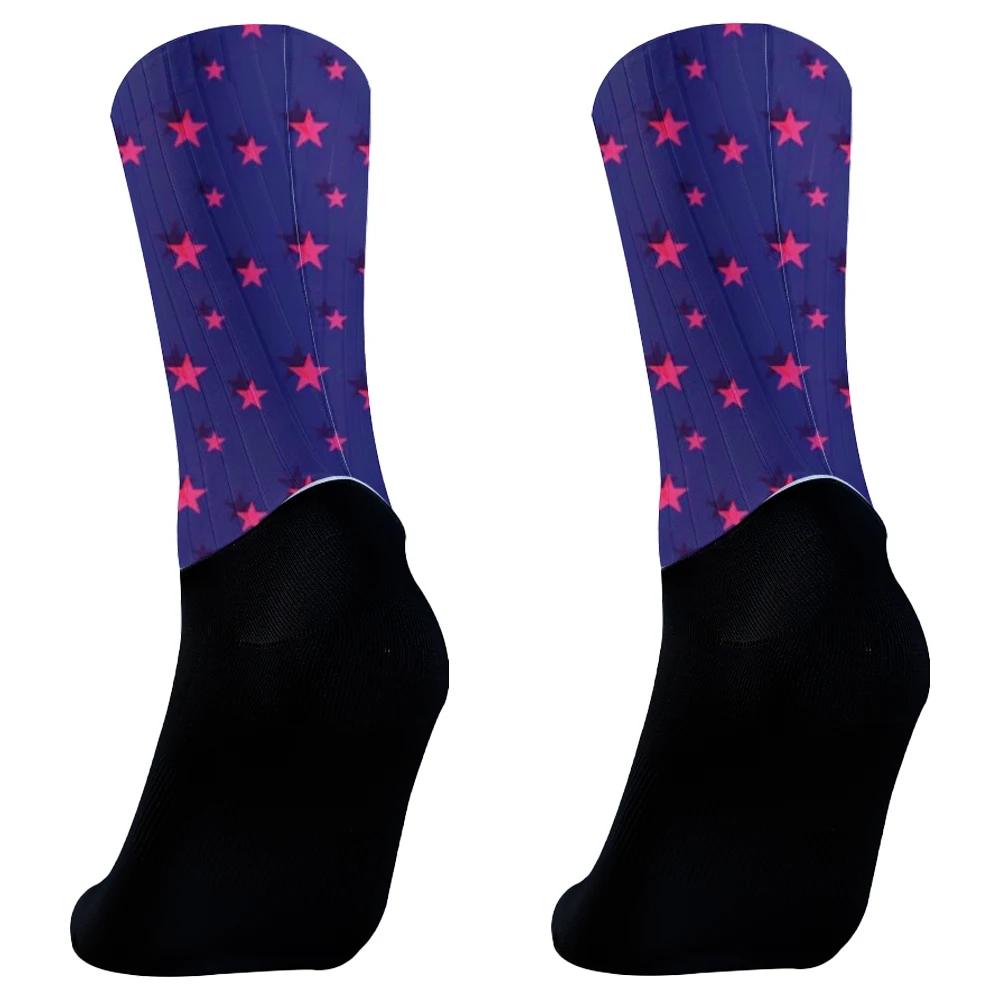 Chaussettes de sport de basket-ball imprimées en 3D pour hommes et femmes, chaussettes de cyclisme chaudes, nouveau, 2024