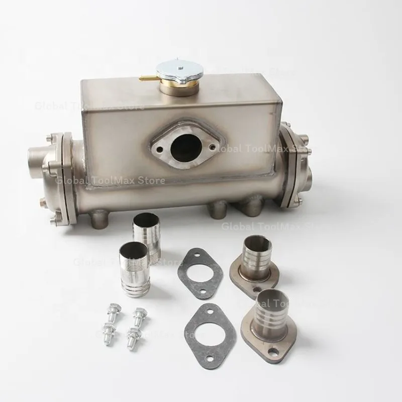 Marine Sea and Fresh Water Heat Exchanger Diesel Engine Cooler 304 Stainless Steel Marine CH Series Water Thermostat