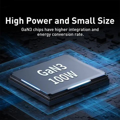 Baseus 100W GaN Зарядное устройство 4 в 1 для ноутбуков и смартфонов — фото товара