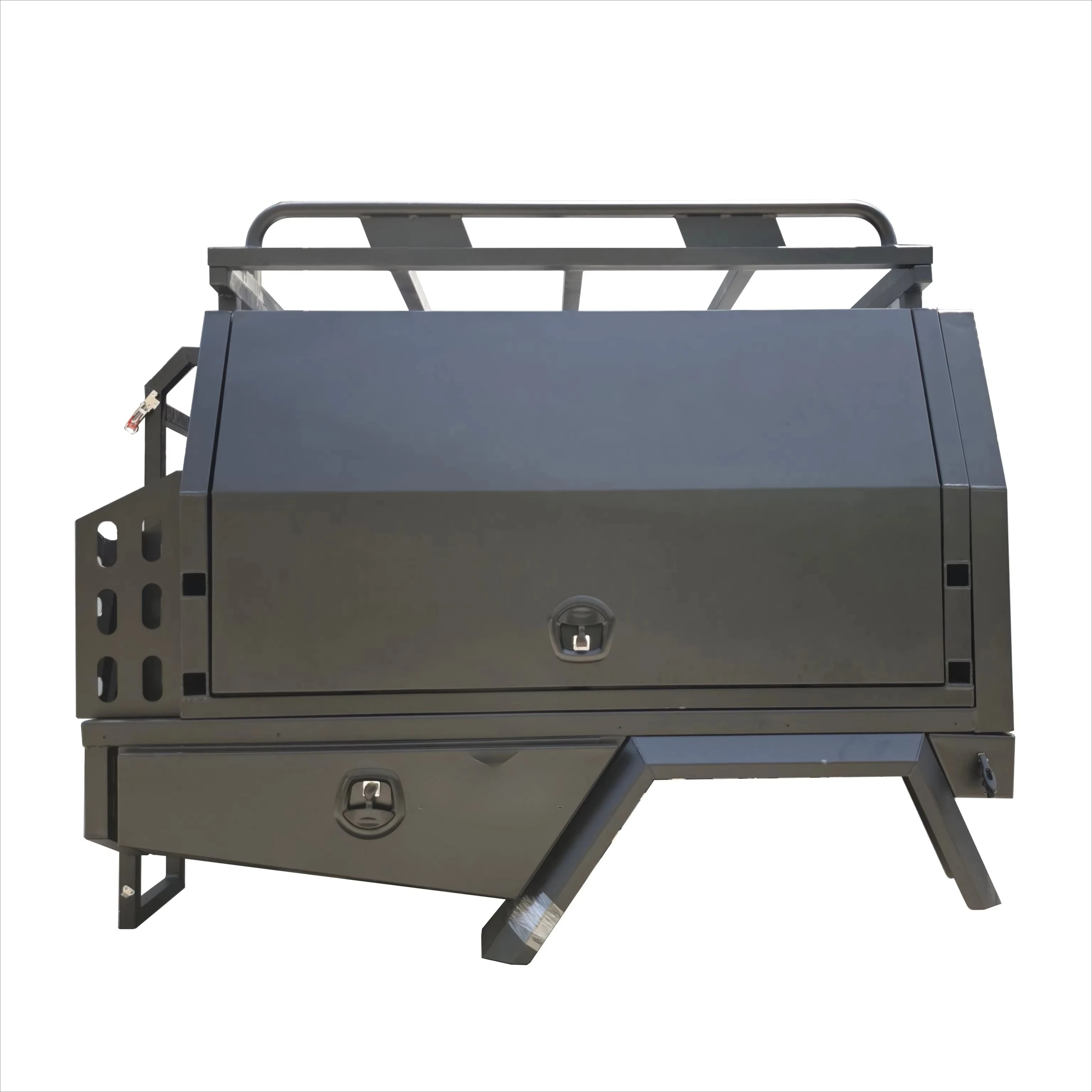 Aluminum Roof Rack and Ute Tray and Canopy Waterproof Design with 2 Doors and Kitchen Drawer
