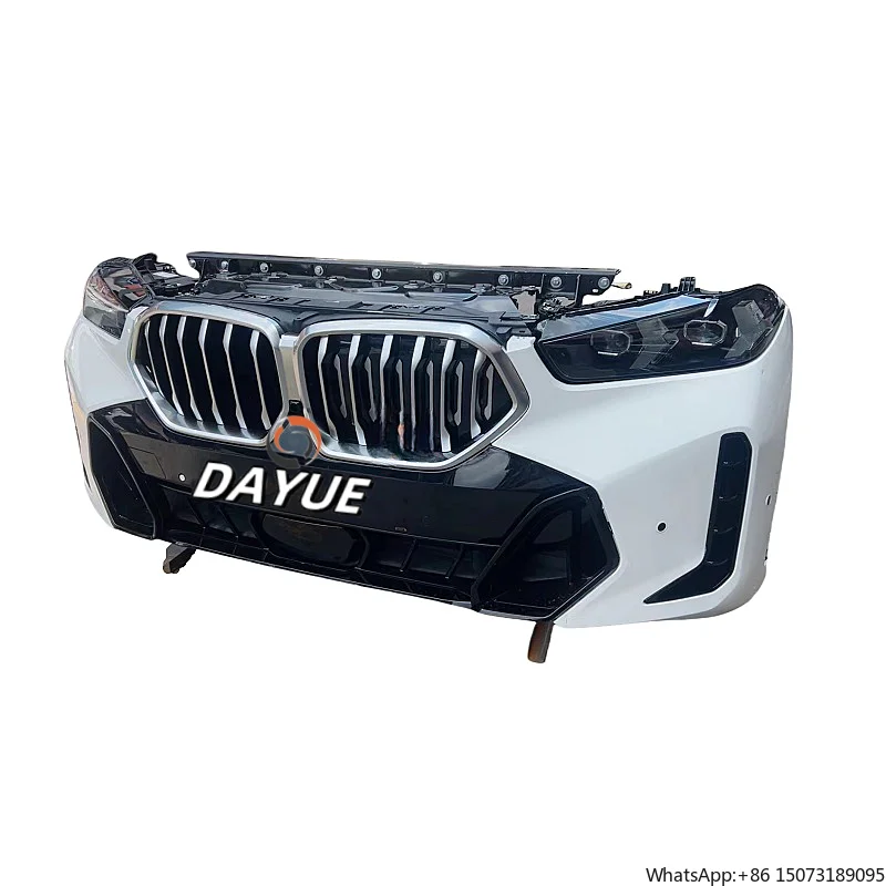 Factory Wholesale High Quality  2024 for X6 G06LCI Front Bumper with Headlight Kit Original Second-Hand Plastic Parts
