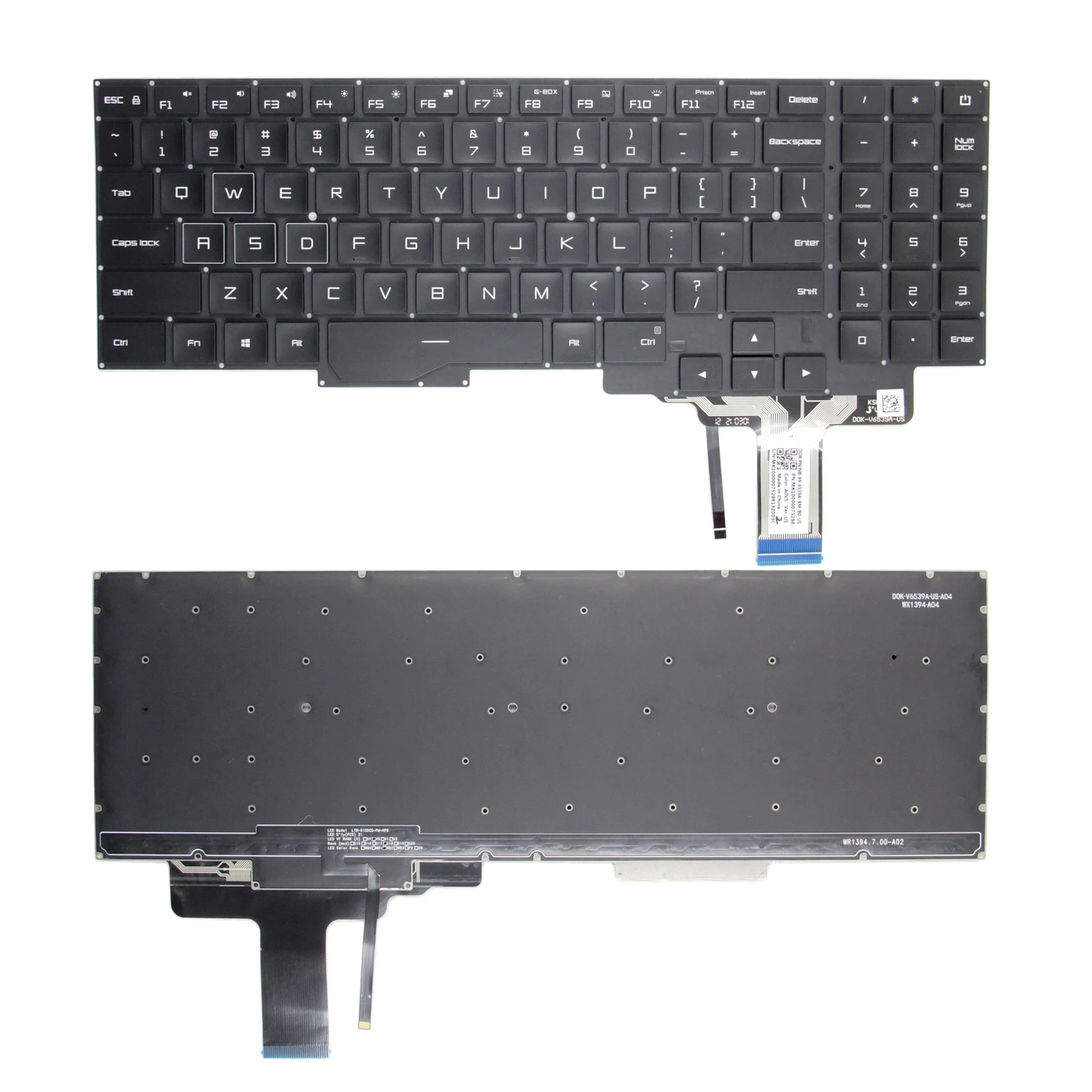 

100%New Original US For Xiaomi Redmi G 2021 Redmi G 2020 XMG2003-AJ/AB/AL RMG2104 RMG2102 English Laptop Backlit Keyboard