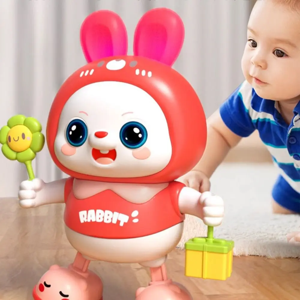 Lights and Sounds Electronic Pets Dancing Toy Shake The Body Cartoon Animal Rabbit Electronic Toy Pet Interactive Funny