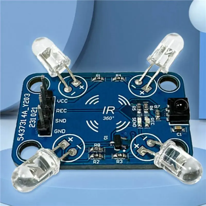 New Arrival Fashion 4X Infrared Transmitter-Receiver 360° Infrared Signal Transmission Without Dead Angle Multi-Functional Conve