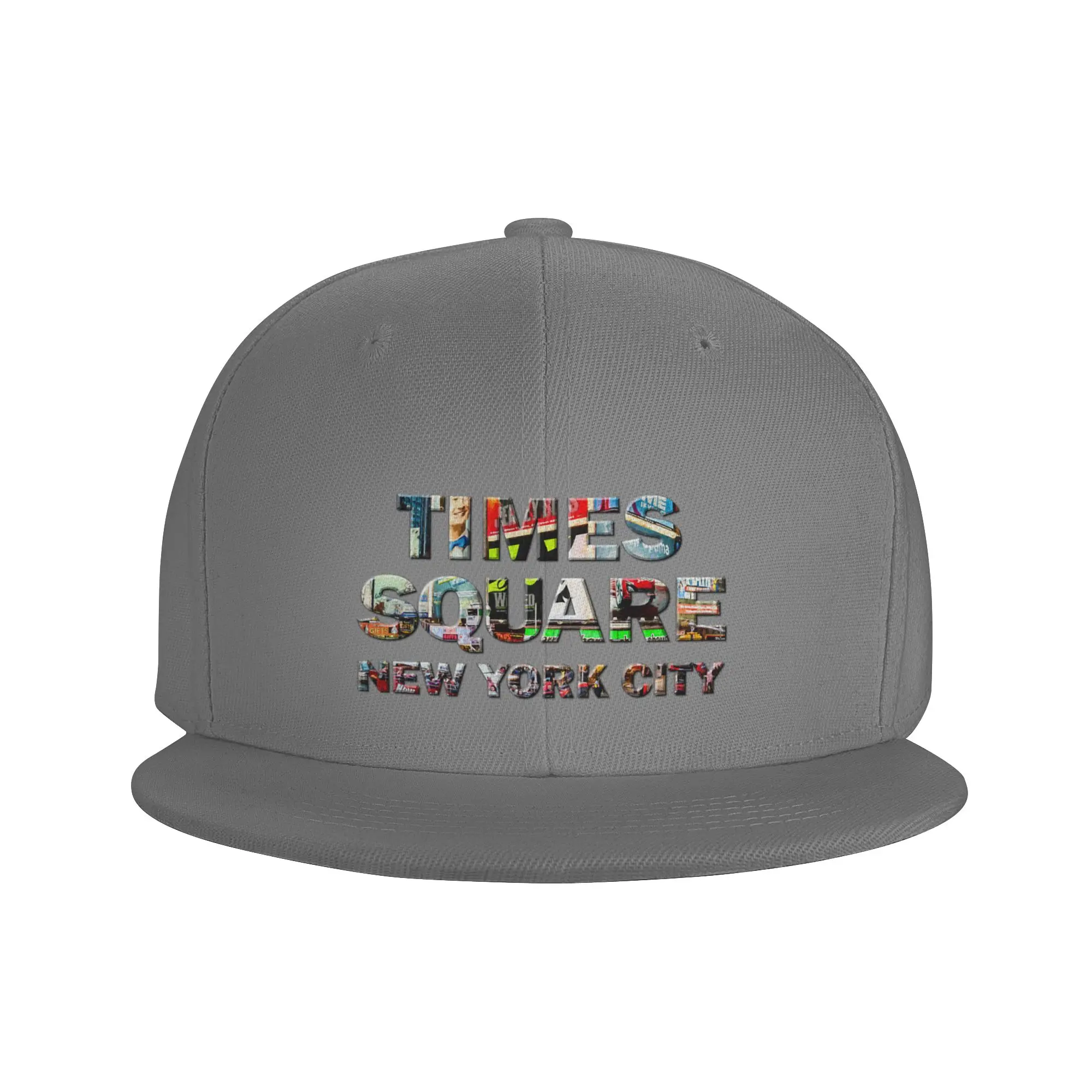 Fashion Times Square II (digitally remastered) Flat Brim Sun Hat  Denim Trucker Hat Sun Hats