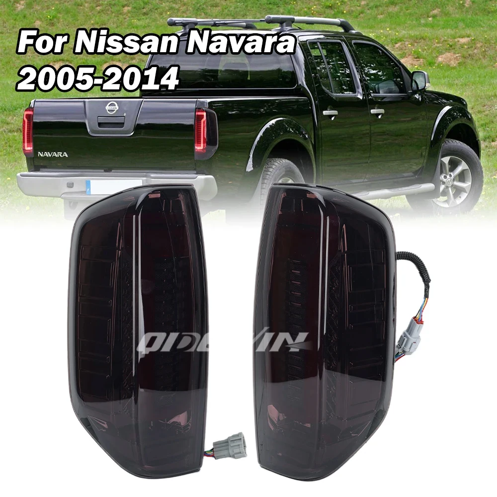 for Nissan Navara D40 Frontier 2005-2015 Driving Brake Lamp Reversing Lamp Dynamic LED Turn Signal Lamp Tail Lights
