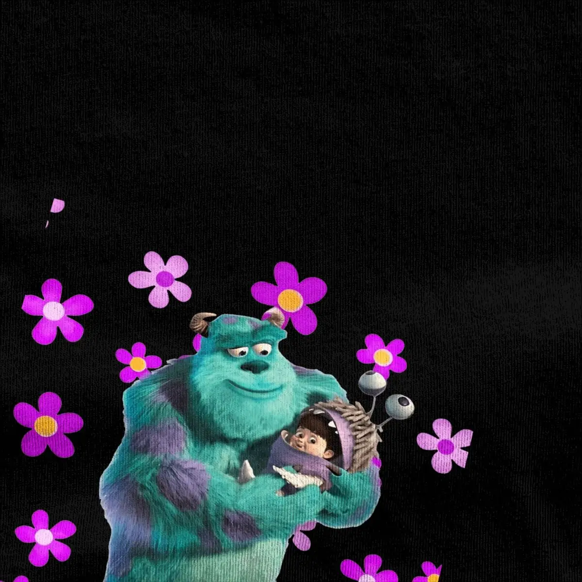 Mens T-Shirt Vintage Monsters Inc Boo Sulley T-Shirts Harajuku Summer Tee Shirt Funny Printed Cotton Clothes Plus Size 6XL