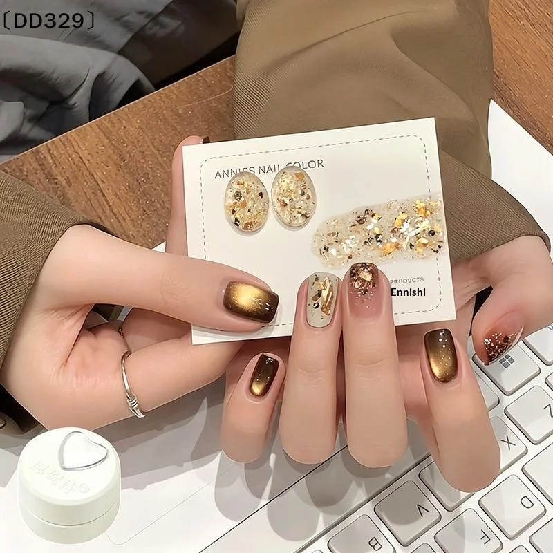 5g Explosive Flash Illusion Star Sequin Gel Nail Polish, Reflective Semi Permanent UV Nail Varnish, Gift For Woman Salon〔DD329〕