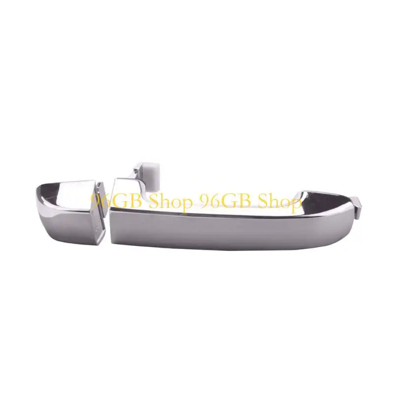 96GB 82662-3J010 826623J010 Outside Car Door Handle, Silver Tone ABS Replacement with Clip-In Mounting Form for Automobile