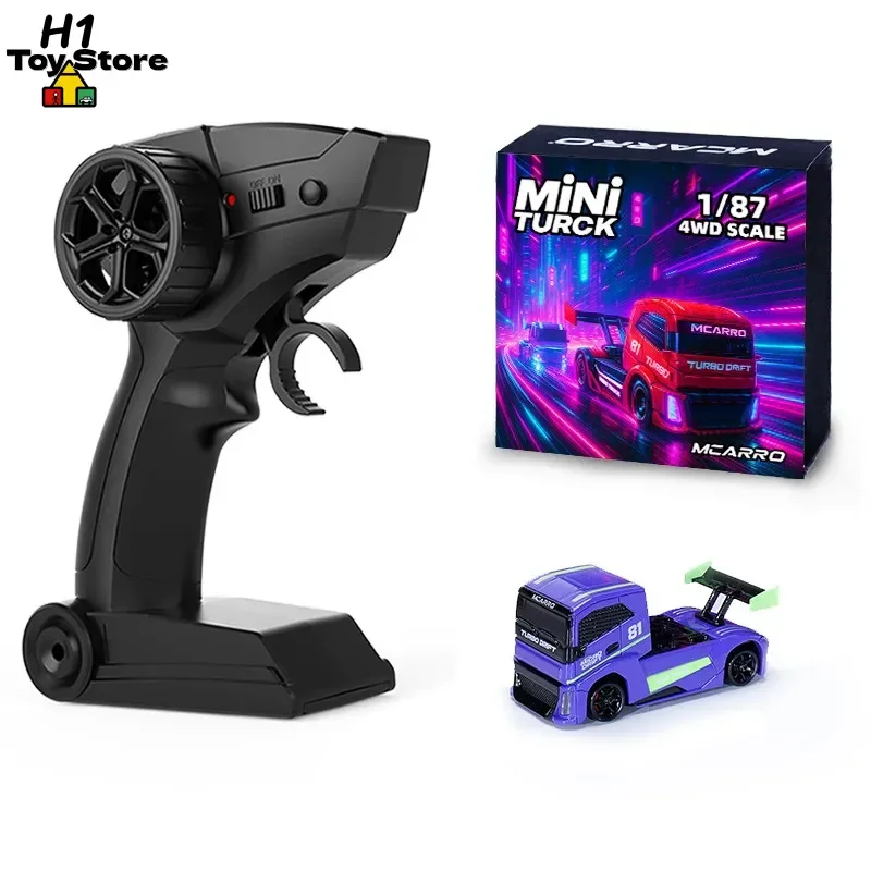 

Micro 1/87 Scale Remote Control Truck MICARHOT MC081 4WD Mini RC Car for Precision Drifting & Racing Electric Desktop Model