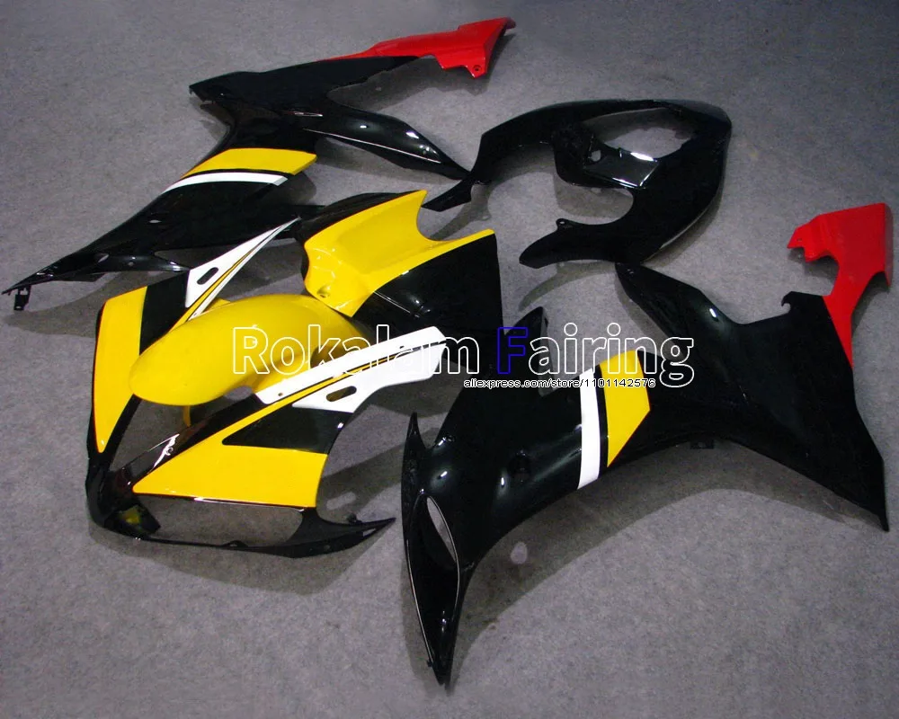 

Yellow Black Red Body Kit For Yamaha YZF R1 2004 2006 YZF1000 R1 04-06 YZF-R1 Motorcycle Fairing (Injection molding)