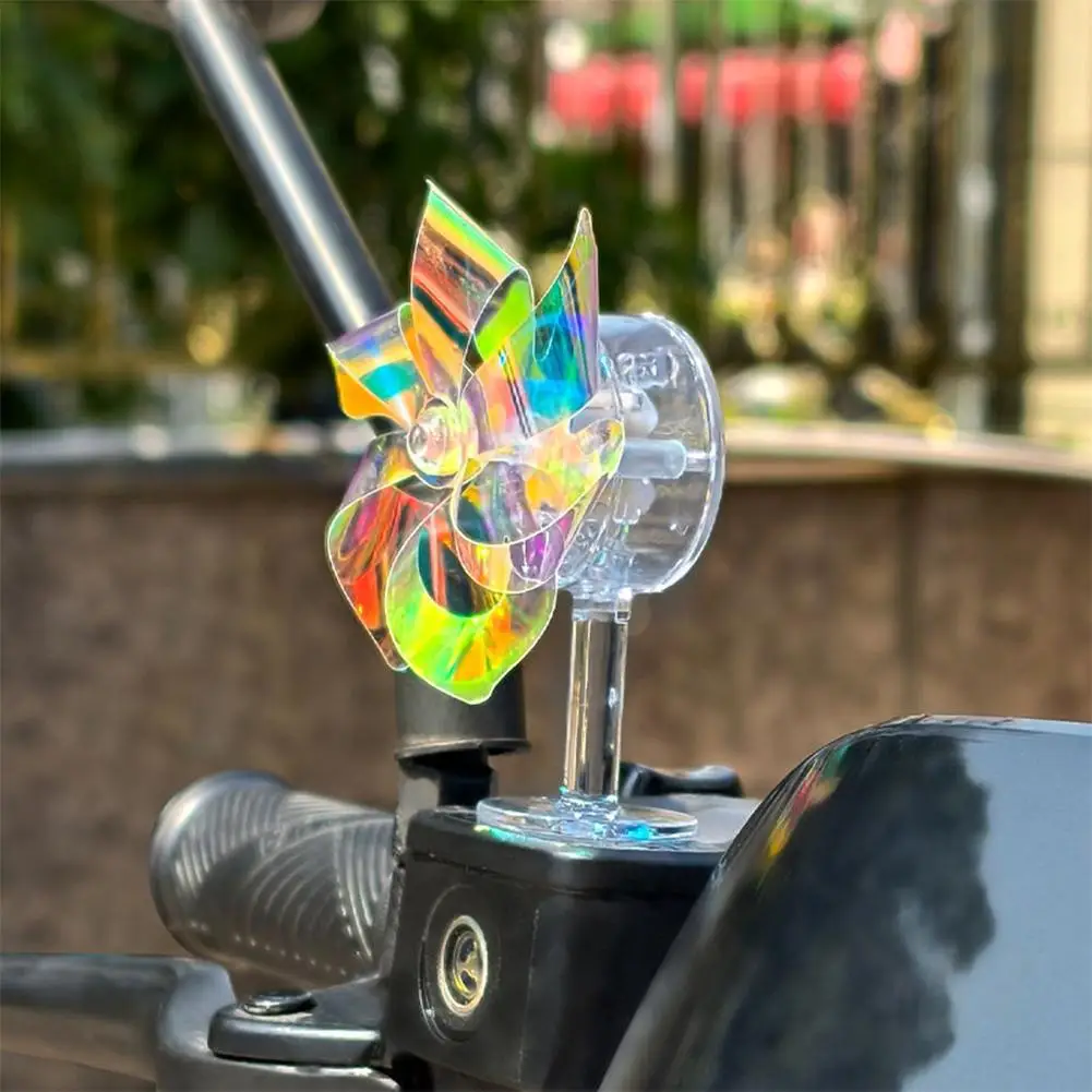 AliExpress Motorcycle Dazzling Colors Decorative Lamp Wind Energy LED Light Self-Adhesive Bicycle Helmet Ornaments Car Accessories