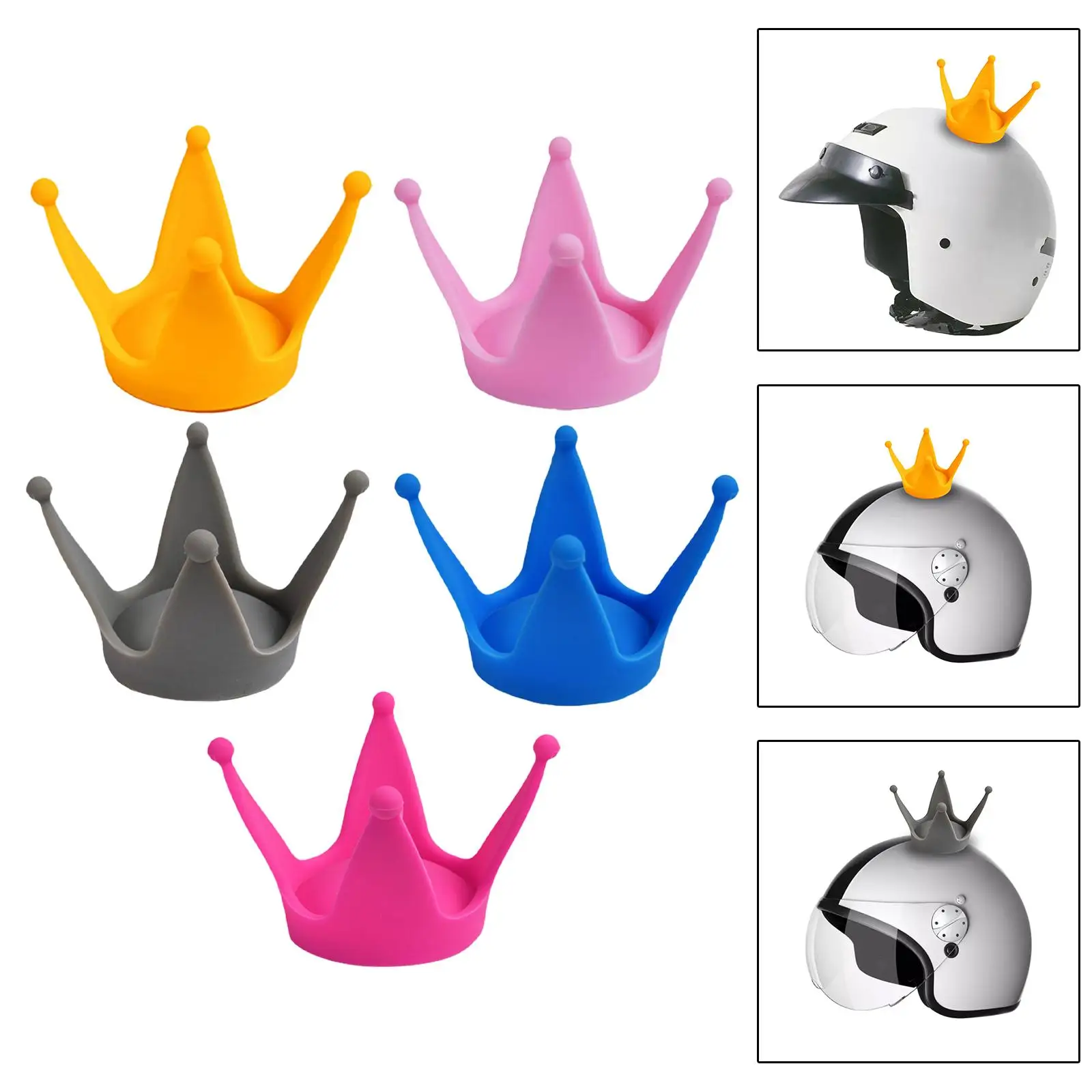 Helmet Decoration with Suction Cups for Cosplay Costumes Bike Scooter