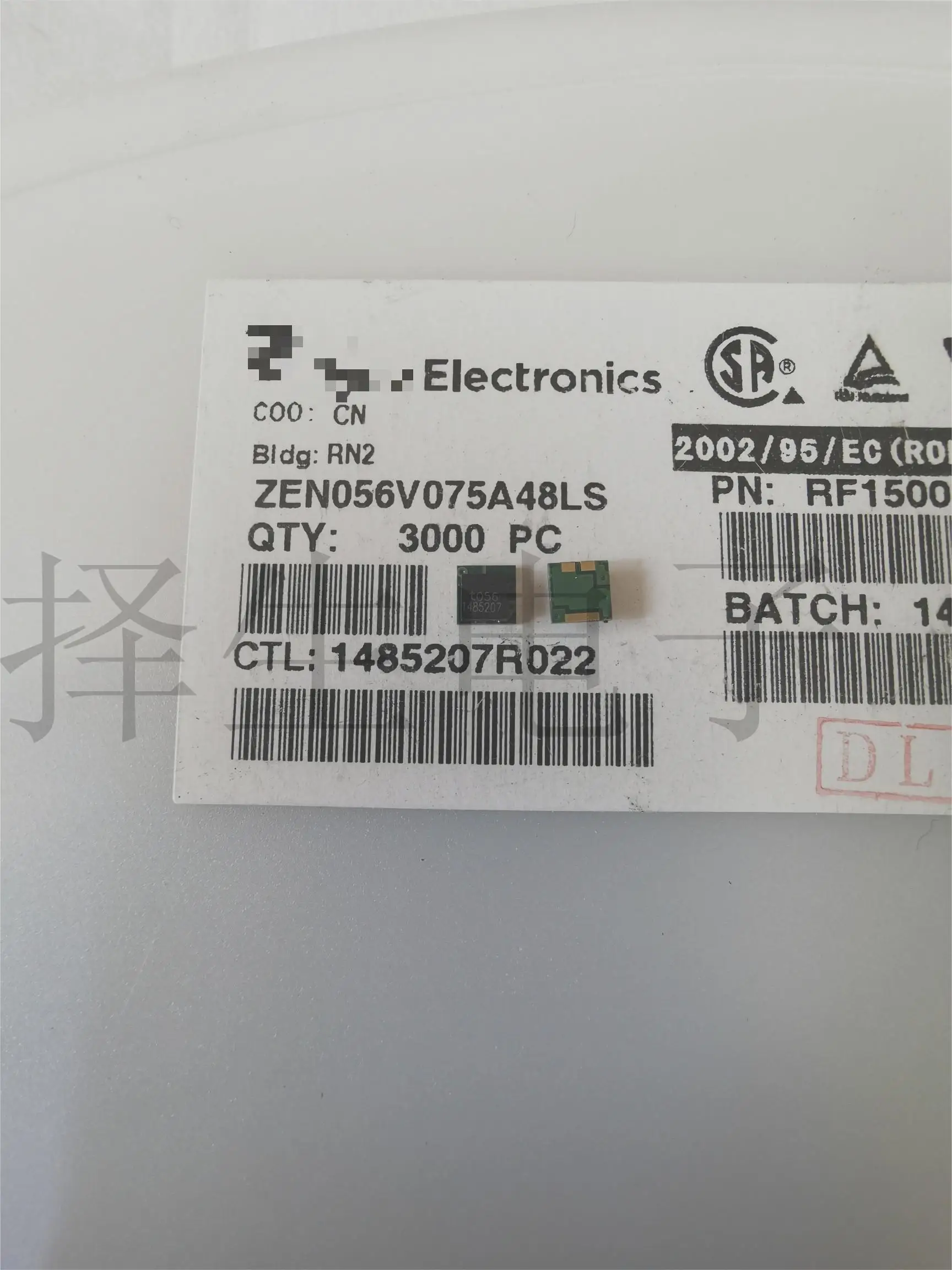 5PCS/LOT ZEN098V130A24LS RF1901-000  PolyZen Polymer Enhanced Zener Diode  1616/4x4x1.2mm 9.8V 0.7W 1.3A