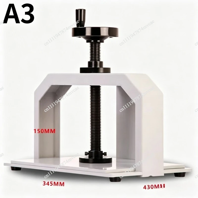 A4 Flattening Machine Paper Manual Paper Pressing Iron Plate Paper Pressing Small A3 Flattening Book
