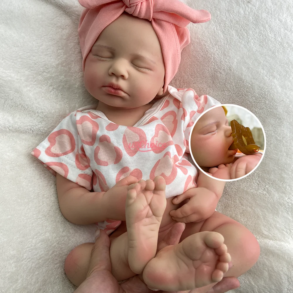 

Ручная роспись 20 дюймов, силиконовая кукла реборн с открытым ртом, кукла реборн для девочек и мальчиков, Испания Muñeca для детей от 3 лет, рождественские пасхальные подарки