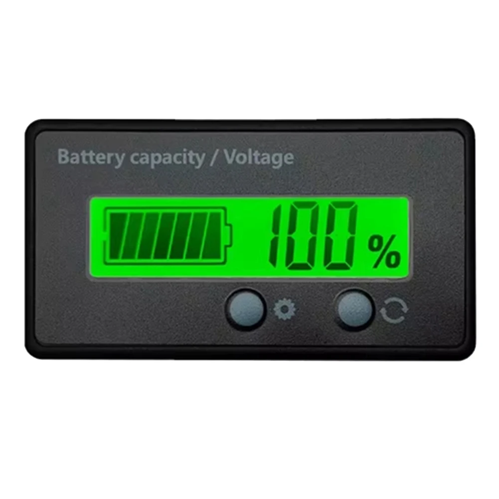 

A07I LED Digital Voltmeter Voltage Meter Tester Acid Lead Lifepo4 Lithium Battery 12V/24V/36V/48V Capacity Indicator