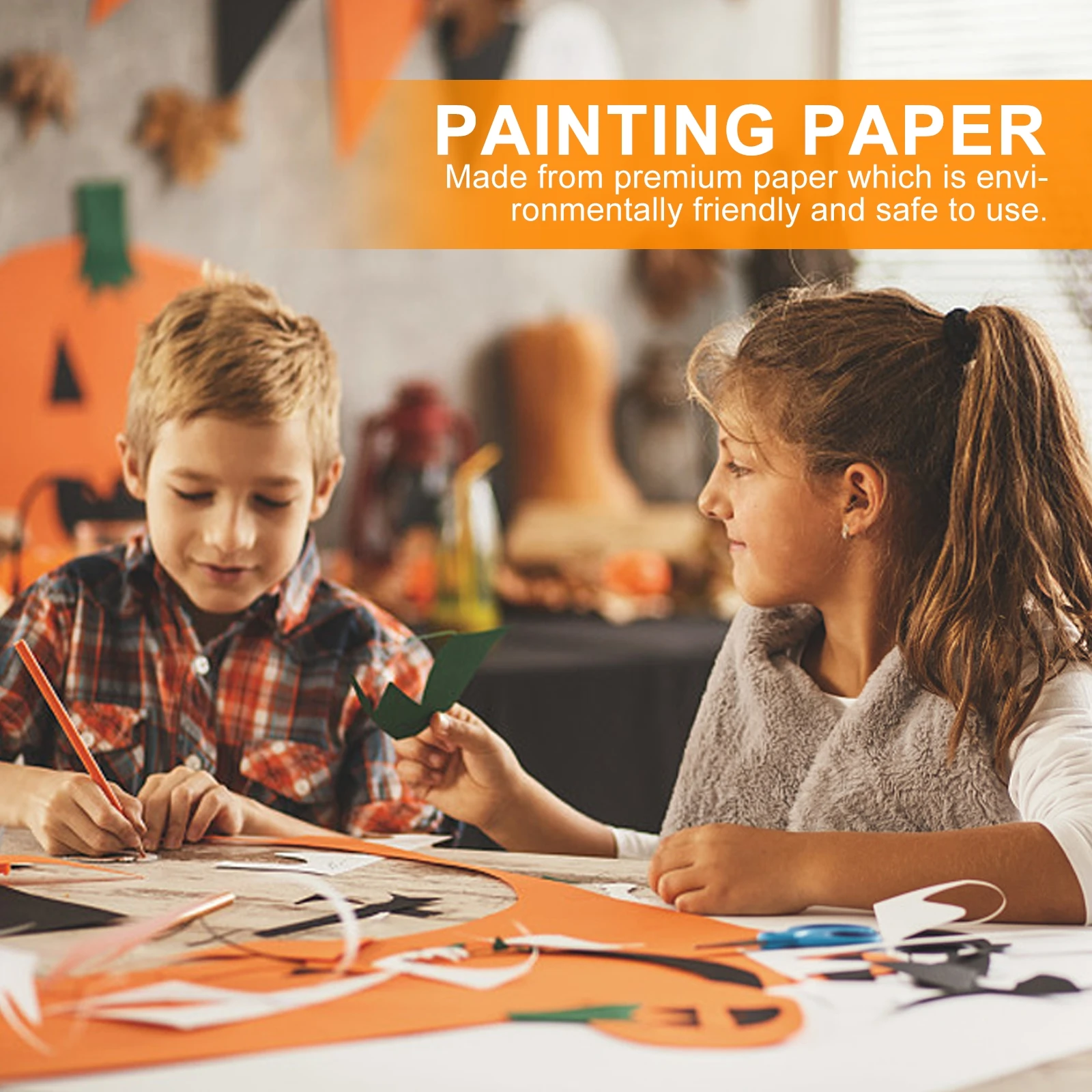

2 Rolls Graffiti Drawing Paper Craft Thick Fade Resistant Blank Sketch Watercolor Supplies Pure White Wall Bulletin Gift