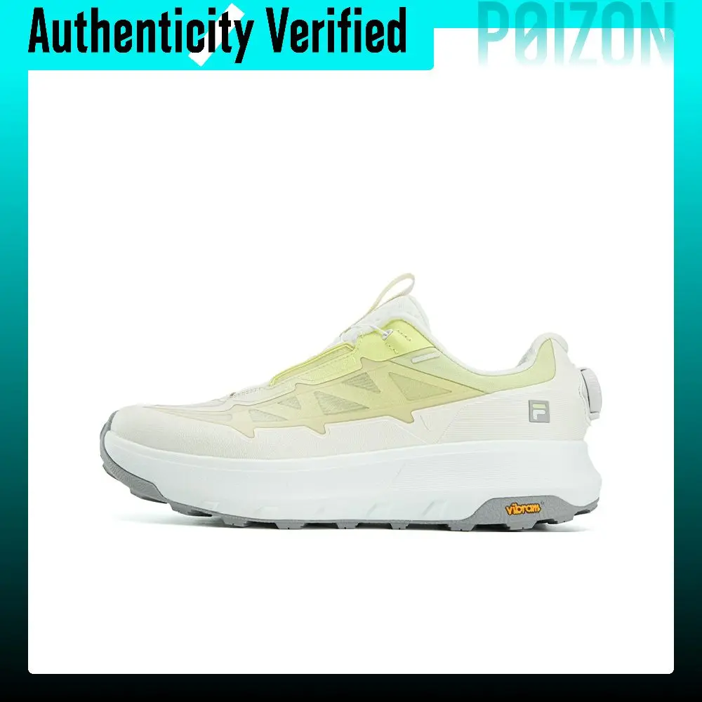 FILA BOA EXPLORER 3 Abrasion Resistant, Breathable, Lightweight Low top Outdoor Shoes Men's Vanilla Ice White A12M621201FVI