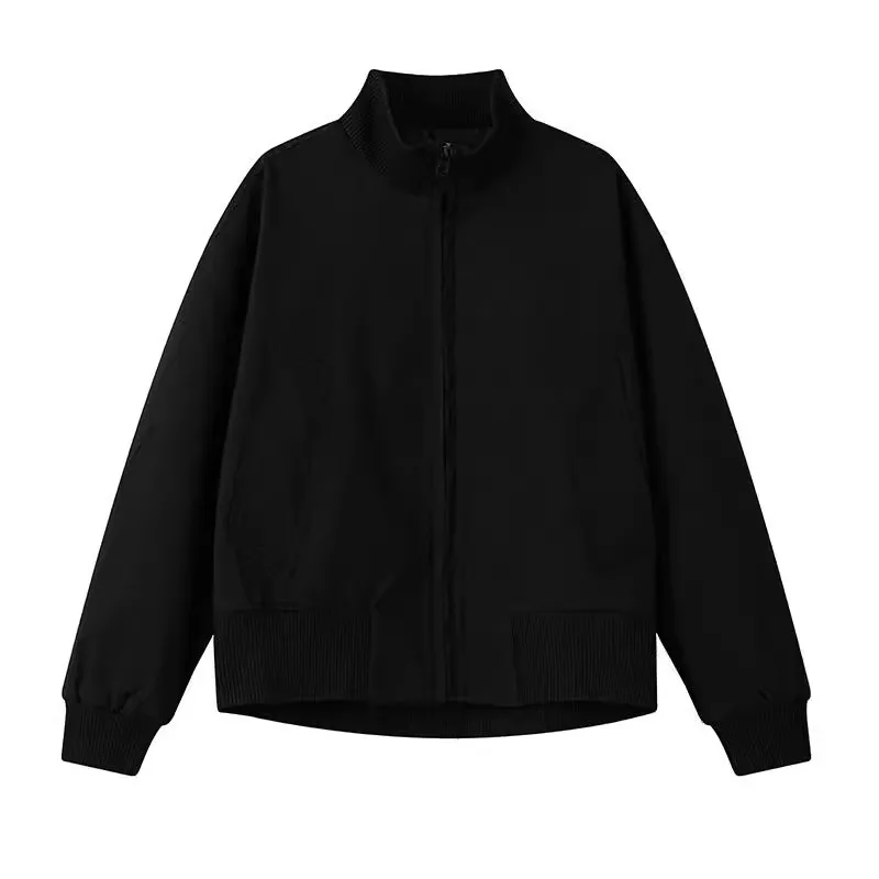 

Military een Flight Jaet Men's Spring Cleanfit American ort Baseball orm Jaet Loose Stand Collar Top