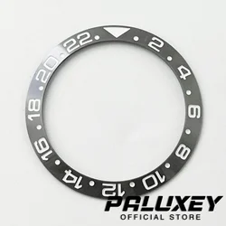 New Slope Grey 38mm*30.6mm High quality Ceramic Bezel Insert fit 40mm Case NH35 NH34 GMT Automatic Movement Watch
