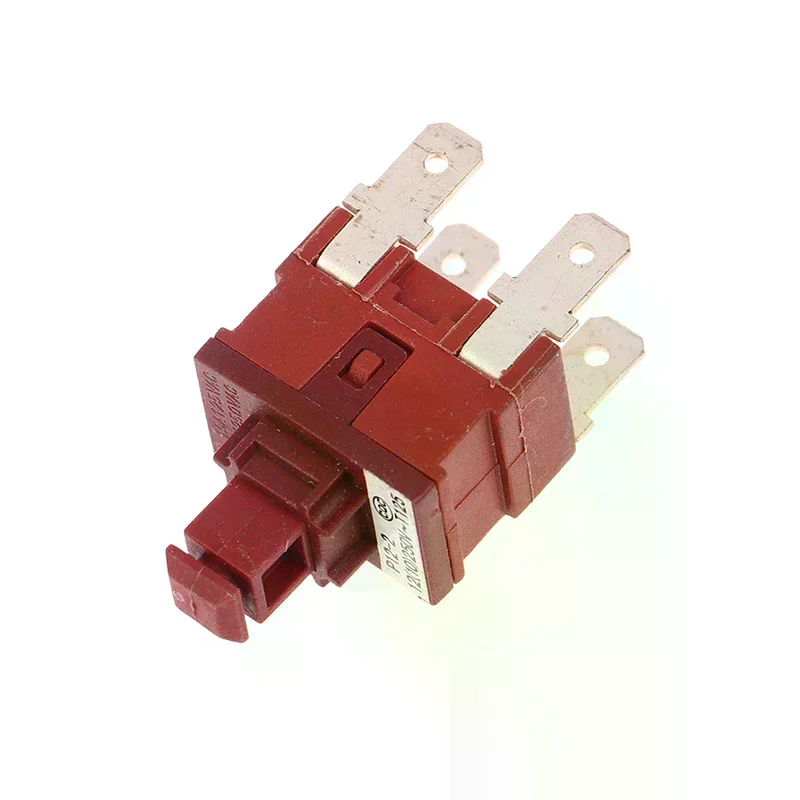/PFU/Power Switch Push Button KAN-L5 P12-2 Switch 8A 250VAC 2/4pin Self-Locking, For Water Heater Vacuum Cleaner