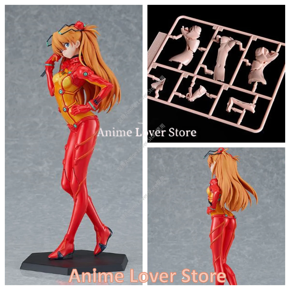 In Stock Original Good Smile PLAMAX EVANGELION Anime Figure Asuka Ayanami Rei Makinami Mari Illust Collectible Model Ornaments