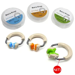 Dental Matrix System Set Contoured Matrices Clip Ring Matrix Bands Wedge Plastic Kit Dentistry Instrument Tool