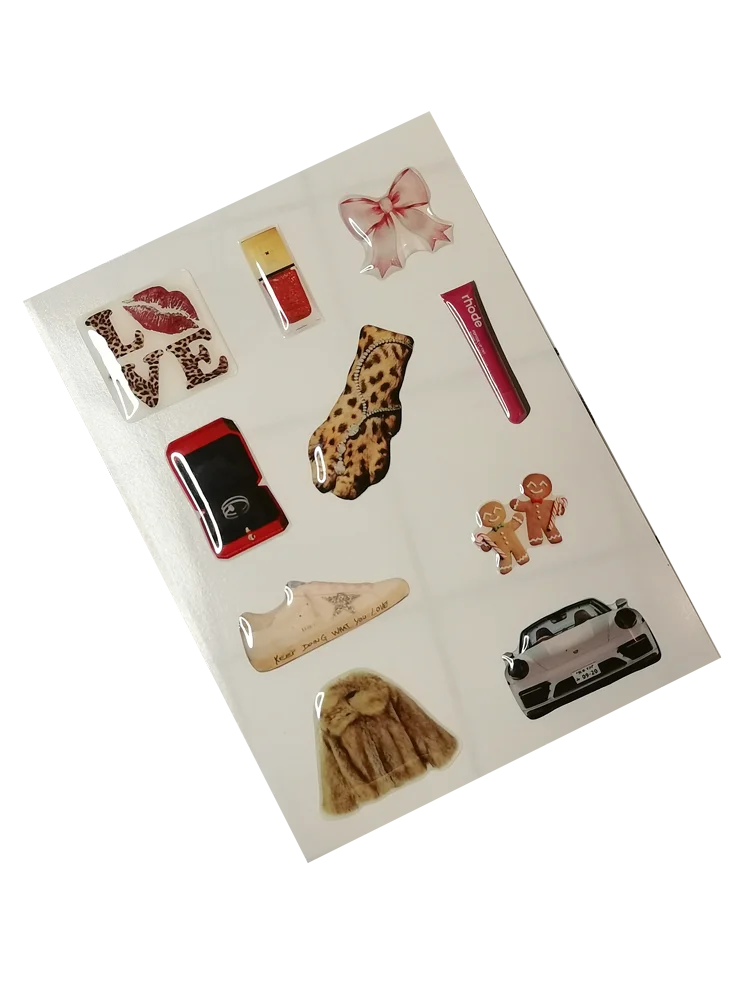 Luxury DIY Stickers for Phone 3D Decorative Resin Label