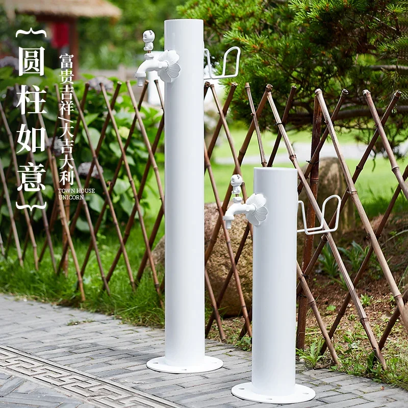 304 stainless steel outdoor column faucet, villa garden watering water hydrant, anti freezing and cracking