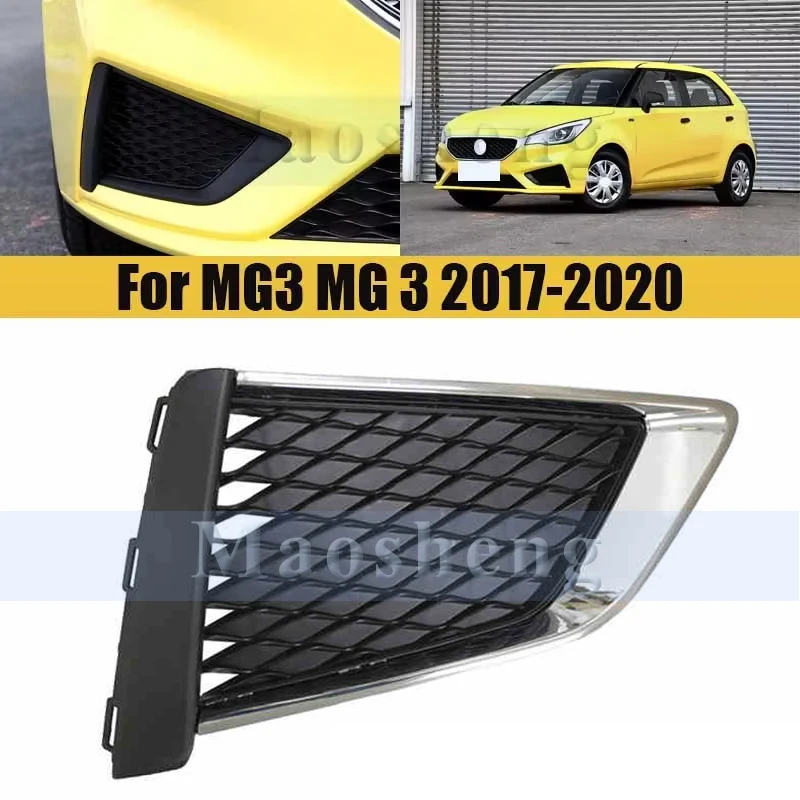 

Auto Parts Front Bumpe Fog Lamp Cover For MG3 MG 3 2017-2020 Fog Lamp Grilles Trim Frame